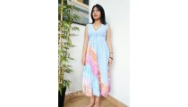 long dress bali batik hand printing handmade fashion clothes